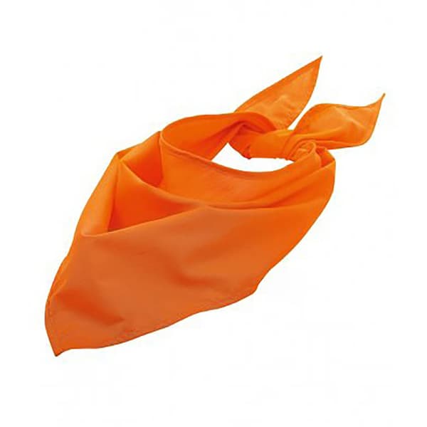 SOLS Unisex Plain Bandana Orange One Size