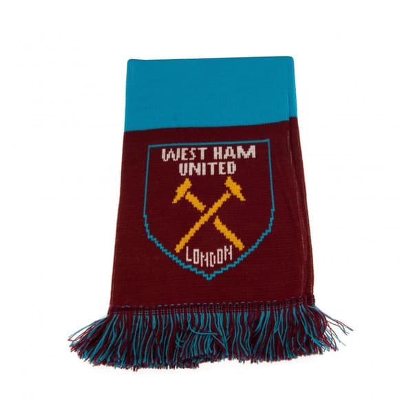 West Ham United FC Bar tørklæde Claret/Blue One Size