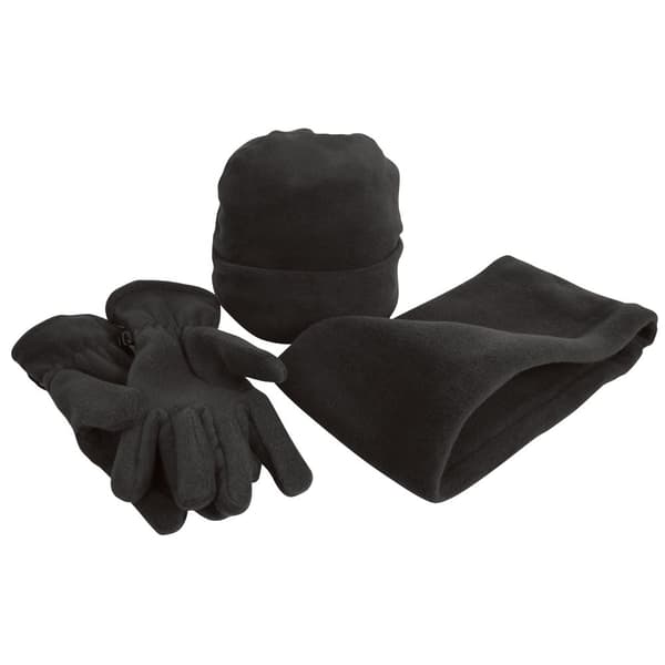 Result Unisex Active Fleece Anti-Pill Winter Hat, Gloves & Neckwarmer Set