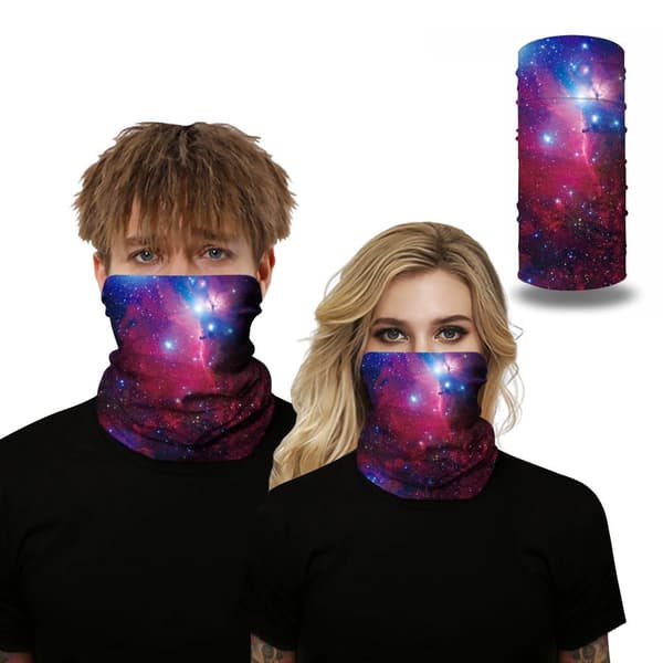 Bandana - Multifunktionsscarfs Vin, röd One-size
