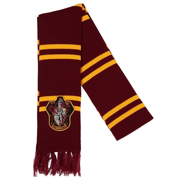 Harry Potter Gryffindor Winter Scarf Maroon/Gold One Size