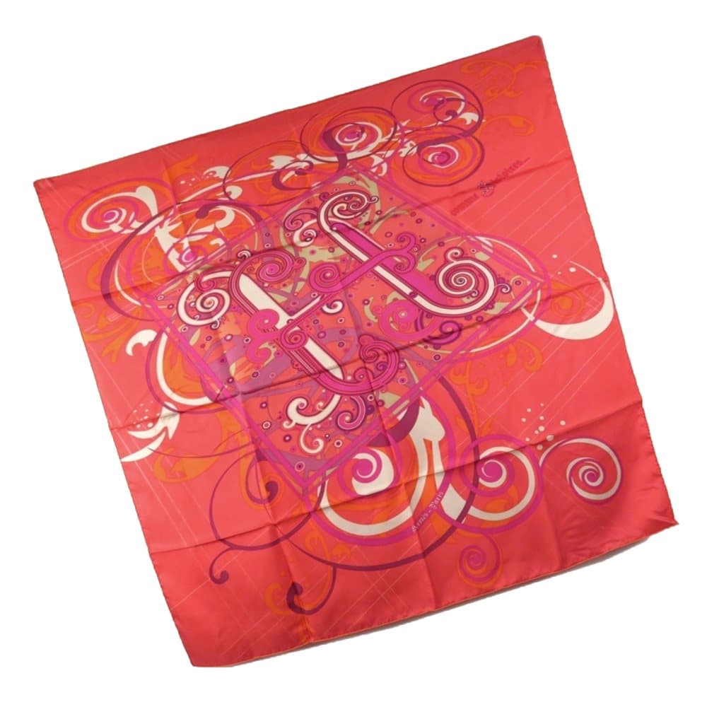 Hermes H Comme Histoires Silk Scarf Pink