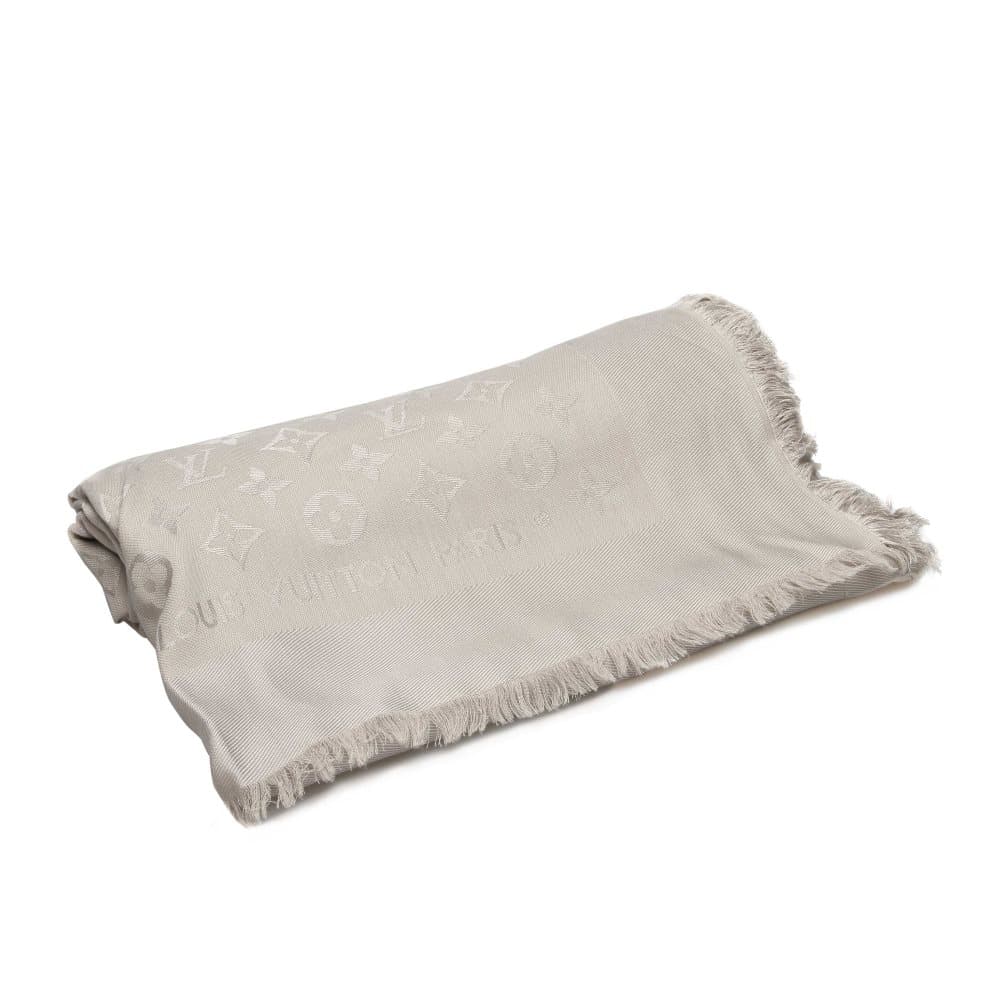 Louis Vuitton Monogram Silk Scarf Brown