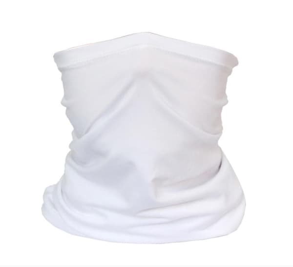 Multifunktionell Bandana med Filterficka Vit