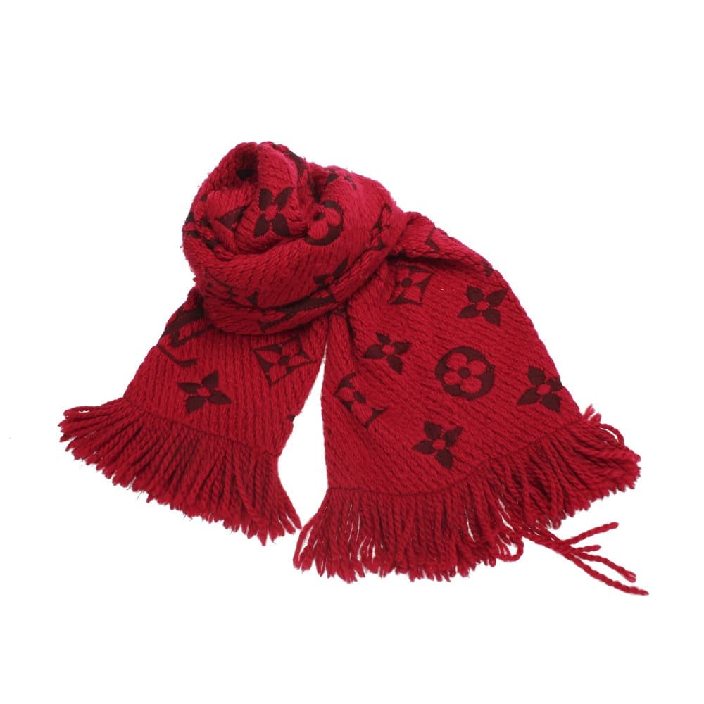 Louis Vuitton Monogram Shawl Red