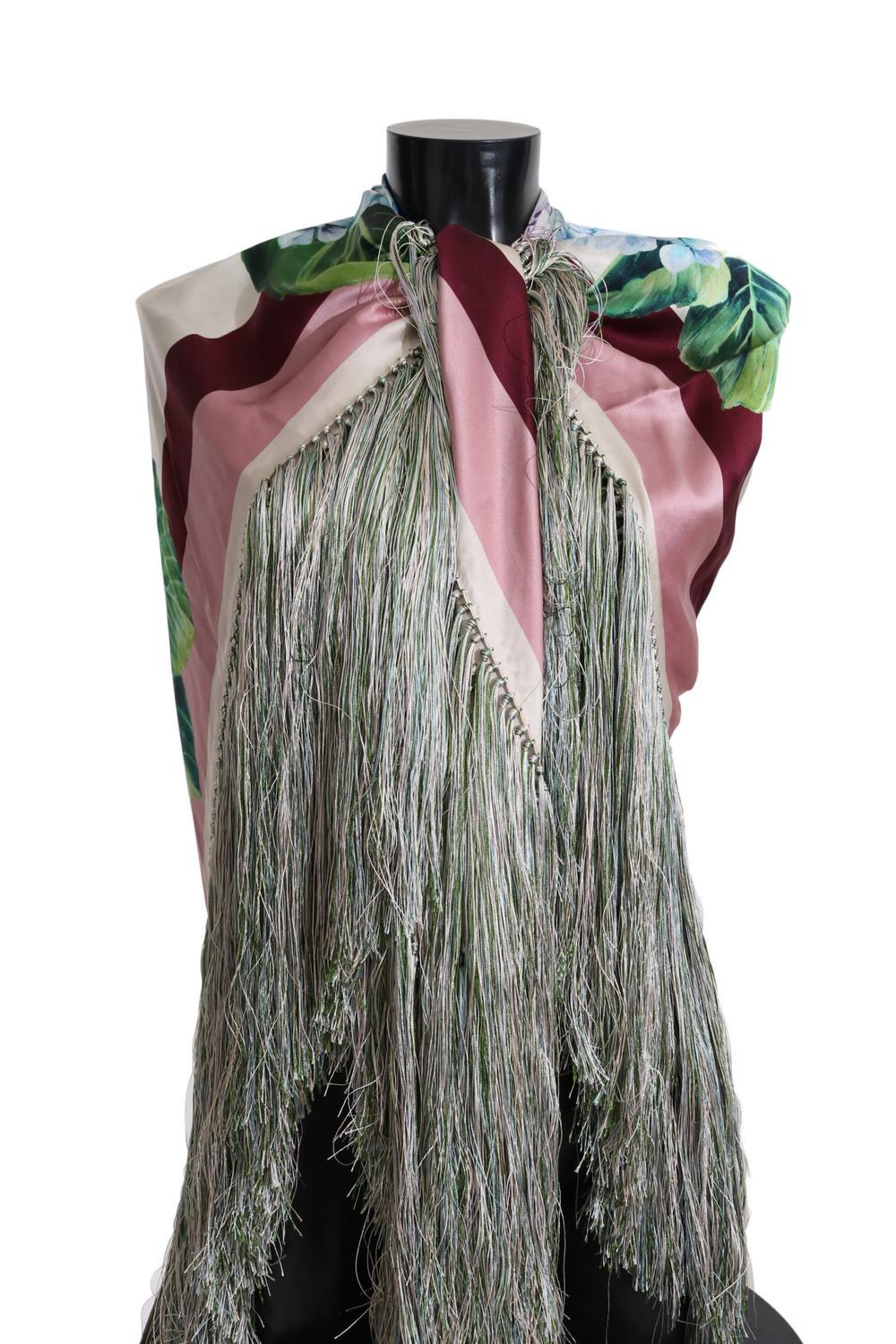 Dolce & Gabbana Scarf Hortensia Fransar Silke