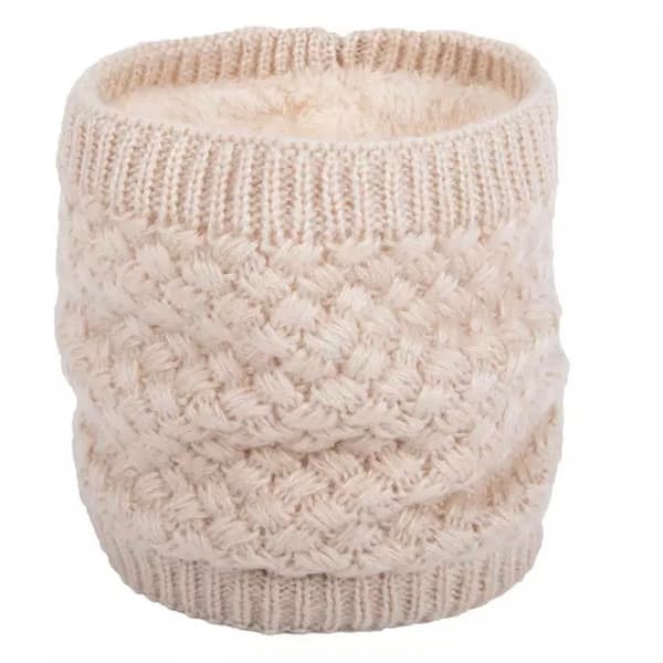 Stilsäker Varm Ringhalsduk Beige Beige