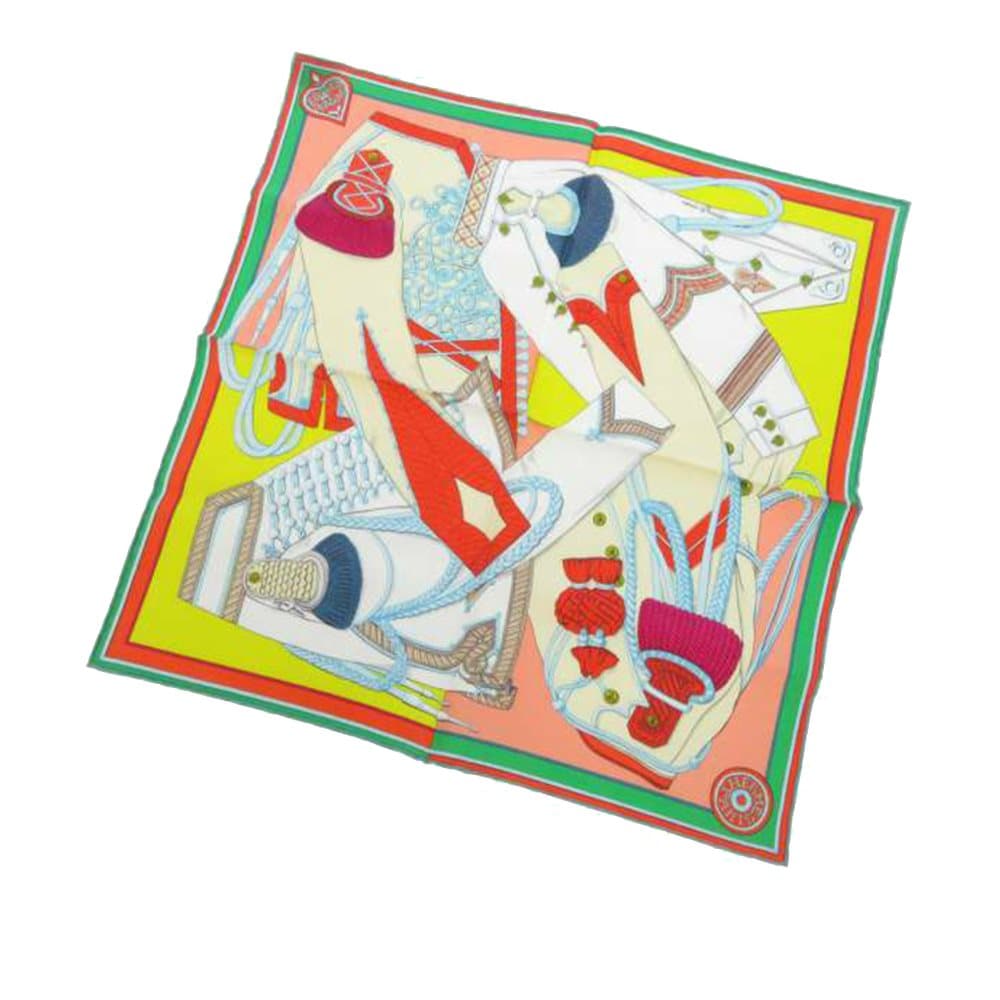 Hermes Printed Silk Scarf Multi