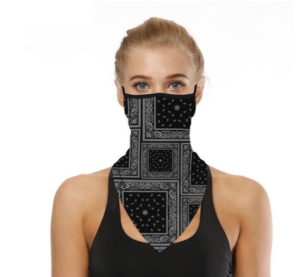 Ansiktsscarf Bandana Baklava Multifunktionsscarfs Tvättbar