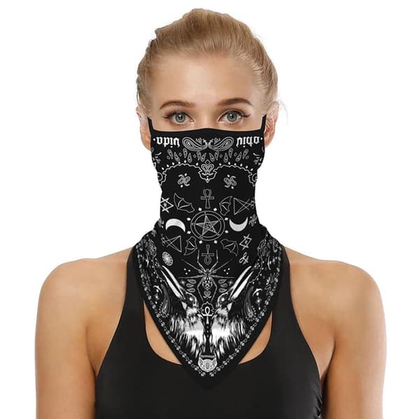 Ansiktsscarf Bandana Baklava Multifunktionsscarfs Tvättbar