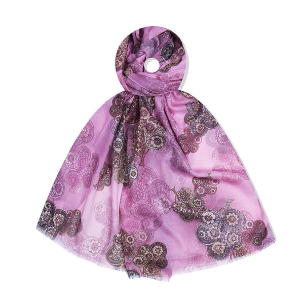 Fox - Scarf XC2101-11WJ Trädkronor Cerise One Size