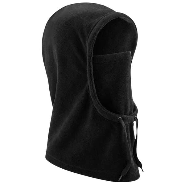Beechfield Fleece genanvendt aftagelig hætte Black One Size