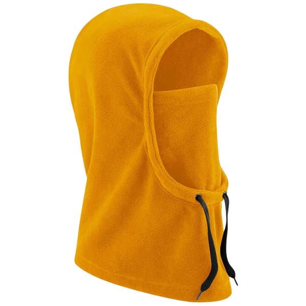 Beechfield Fleece Recycled Detachable Hood Mustard Yellow One Size