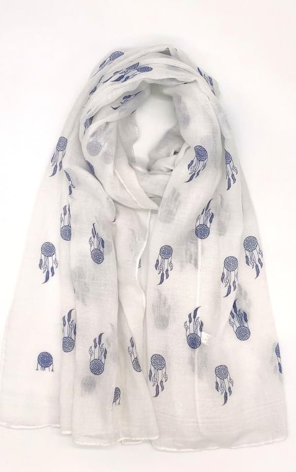 M&P - Scarf G-04 G204-51 Drömfångare Vit One Size