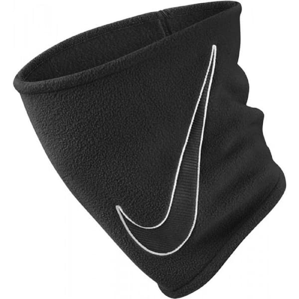 Nike Unisex Fleece halsvarmer til voksne Black/White One Size