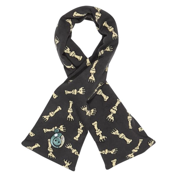 Piggy Boys Zombie Logo Winter Scarf Black One Size