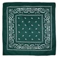 Pikkukuva 2 / 4: Bandana huivi huivi nuuska kangas paisley kuvio tummanvihreä