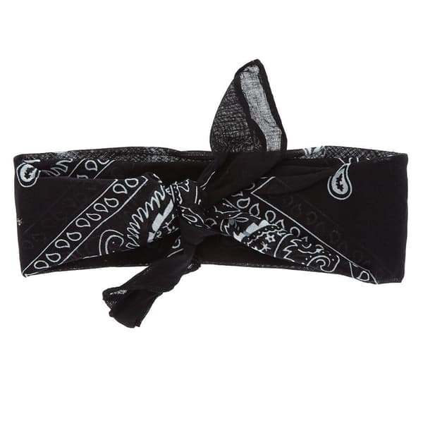 Bandana, mønstret - Svart