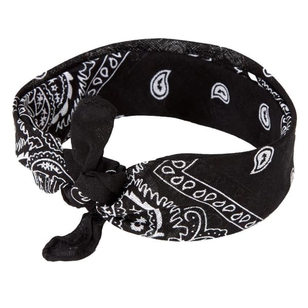 Bandana, mønstret - Svart