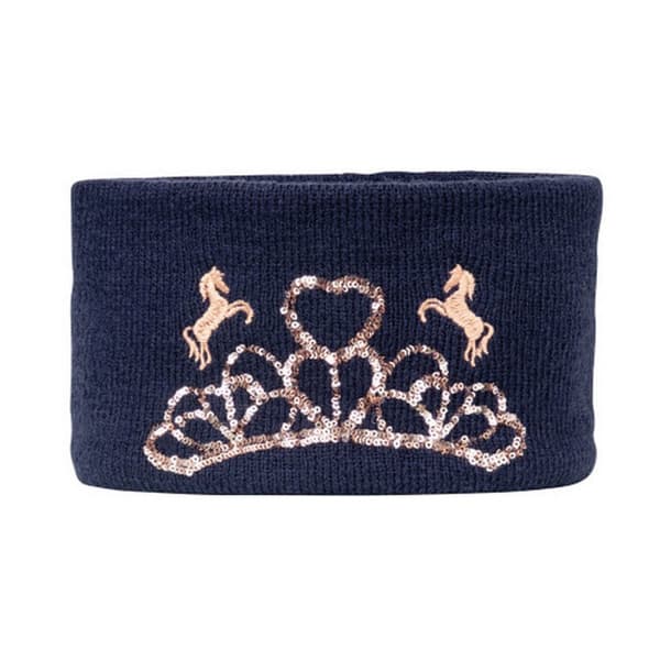 Little Rider Børn/børn Prinsessen og ponyen snood Navy/Peach One Size