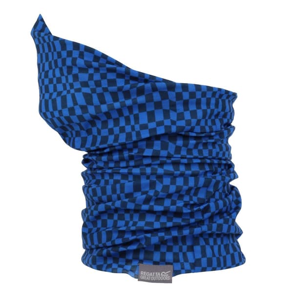 Regatta Childrens/Kids Checkerboard Neck Warmer Skydiver Blue One Size