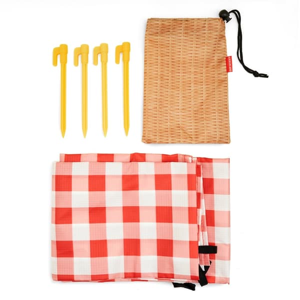 Picknickfilt Gingham 200x140 cm, Kikkerland