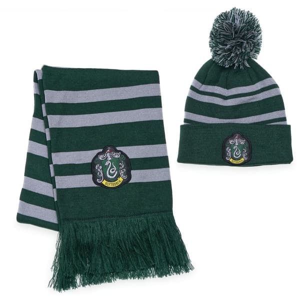Harry Potter - Slytherin hatt och halsduk