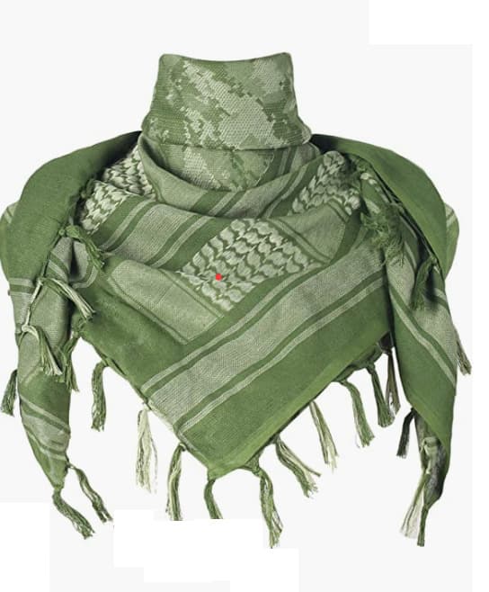Keffiyeh taktisk ørken tørklæde, arabisk tørklæde wrap