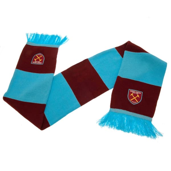 West Ham United FC Stripe Scarf