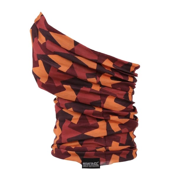 Regatta Childrens/Kids Printed Multi-Purpose Neck Warmer Mineral Red One Size