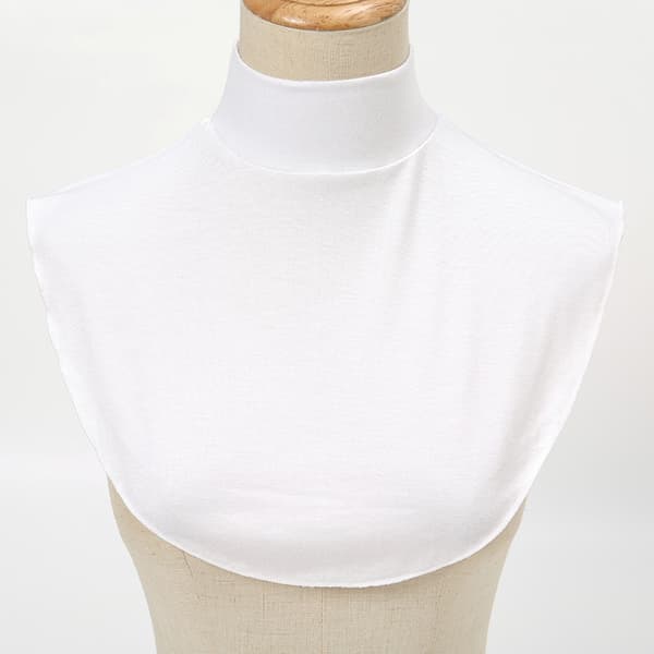 INF Falsk krave aftagelig rullekrave top halvbluse