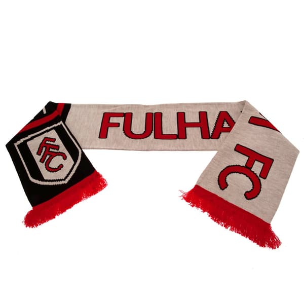 Fulham FC Crest Fringed Scarf