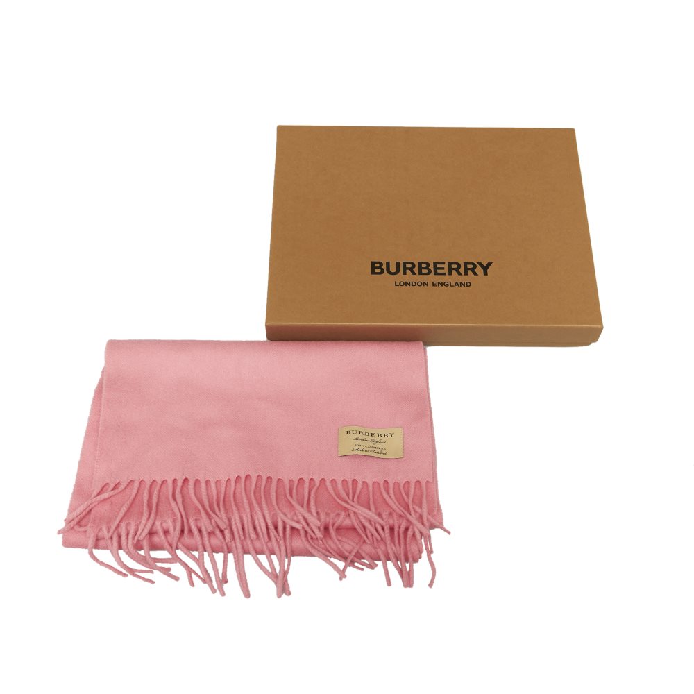 Burberry 2025 skjerf rosa