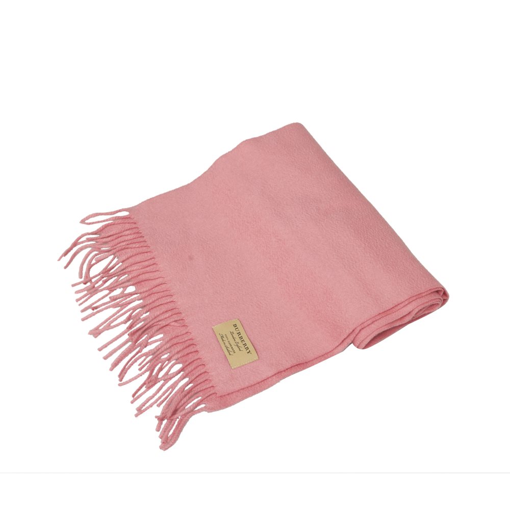 Burberry skjerf hot sale rosa