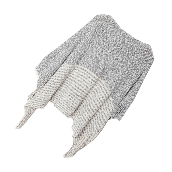 INF Tyylikäs neulottu huivi Poncho Cape