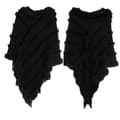 Miniatyrbillede 4 af 4: INF Elegant strikket sjal Poncho Cape