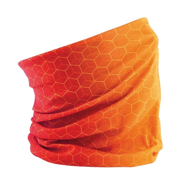 Beechfield Unisex Adult Morf Geometric Snood Orange One Size