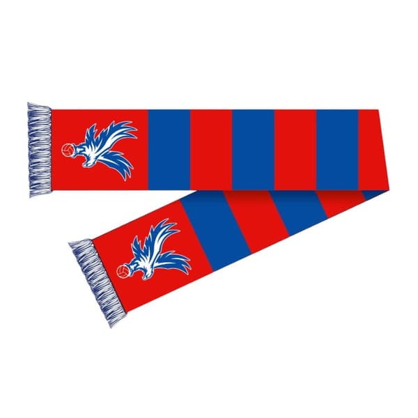 Crystal Palace FC Bar Scarf Red/Blue One Size