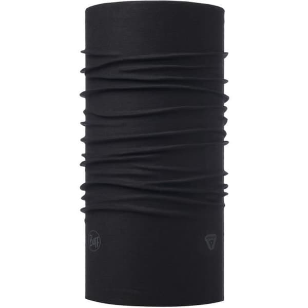 Buff Thermonet multifunktionellt pannband - Solid Black - Vuxen - Unisex