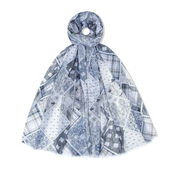 Fox - Scarf XC2201-16WJ Grafiskt Vit One Size