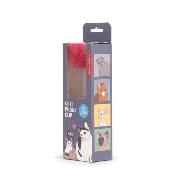 Kitty Phone Clip Kikkerland