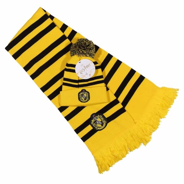 Harry Potter - Hufflepuff (Unisex Black Scarf) One Size