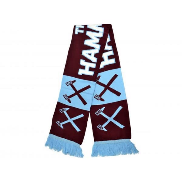 West Ham United FC Crest Jacquard vinterhalsduk
