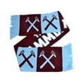 Miniatyrbild 1 av 2: West Ham United FC Crest Jacquard vinterhalsduk