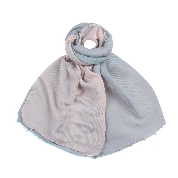 Fox - Scarf QX1701-232WJ Pärlor längs kanten Rosa One Size