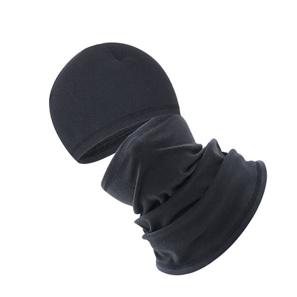 INF Termisk fleece halsvarmer og balaclava sæt