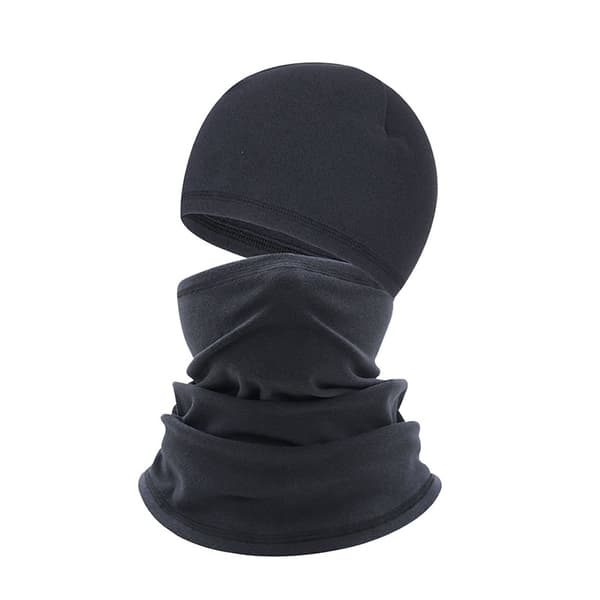 INF Termisk fleece halsvarmer og balaclava sæt