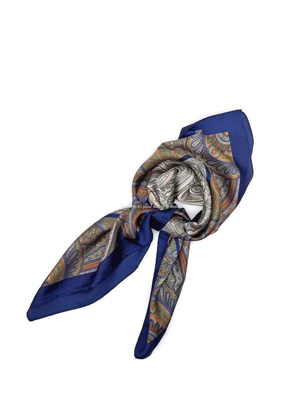 M&P - Scarf 70SF79 703-79 Kvadratisk, Paisleyaktig