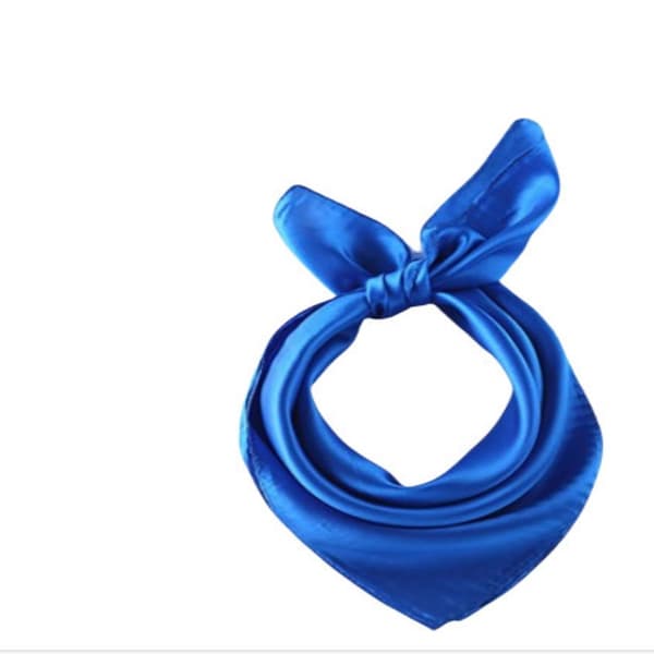 INF Elegantti silkkikaulaliina naisille - monipuolinen kevät/syksy muotiasuste