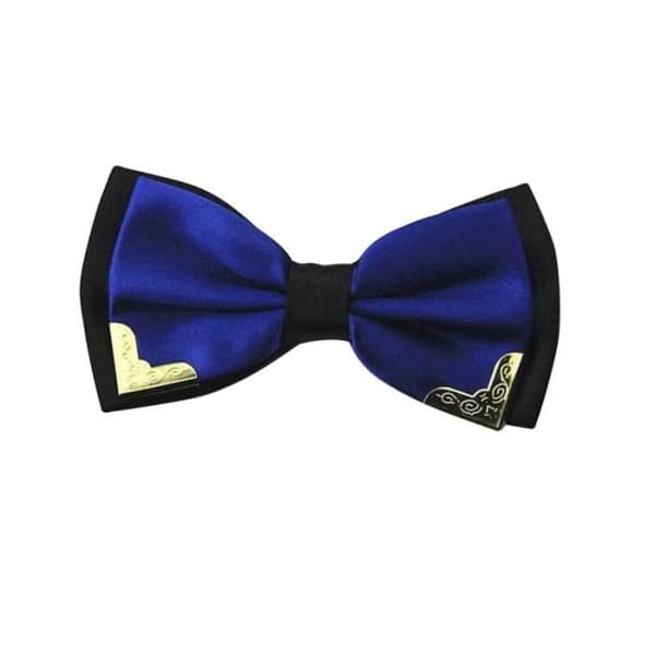 Herrmode Klassisk Pre-Tie fluga Polyester Halsband Högtidlig klänning BANDANA - FOULARD - SLIPS - SCARF - fluga